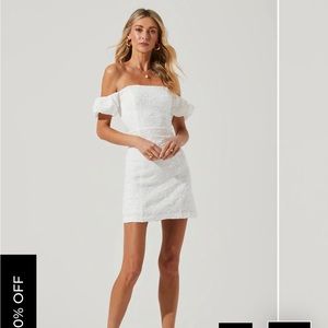 ASTR the label Raina off the shoulder dress